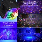 Colorful Sound Activated Disco Ball Party Light