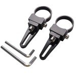 Adjustable 360° Tubular Clamp Light Mounts - 2 Pack