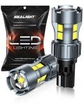 SEALIGHT LED Backup Bulbs 6000K White - Pack of 2