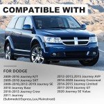 Dodge Journey 2009-2020 Black Headlight Assembly Set