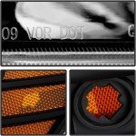 Dodge Journey 2009-2020 Black Headlight Assembly Set