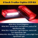 6-Inch LED Submersible Trailer Light Kit