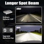 ANYTOP 7-Inch 51W LED Off-Road Light Pods