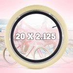 20" Light Yellow BMX Bike Tire 2-Pack
