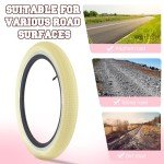 20" Light Yellow BMX Bike Tire 2-Pack
