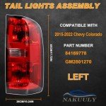 Chevy Colorado Right Tail Light Assembly 2015-2022
