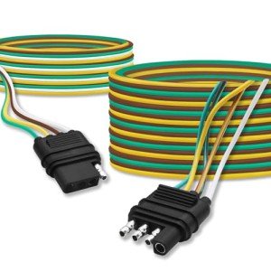 50ft 5-Wire 4-Pin Trailer Wiring Kit