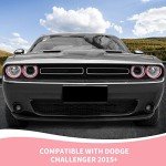 Pink Headlight Lamp Cover for Dodge Challenger