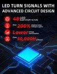 Amazicha 1157 LED Turn Signal Bulbs for Motorcycles