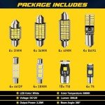 42PCS Bright LED Car Interior Light Bulb Kit