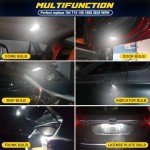 42PCS Bright LED Car Interior Light Bulb Kit