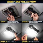 42PCS Bright LED Car Interior Light Bulb Kit