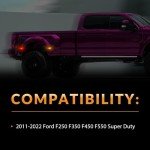 LED Bed Fender Side Marker Lights for Ford Trucks