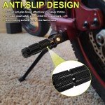 XITUADDA M8 Foldable Aluminum Motorcycle Footpegs