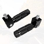 XITUADDA M8 Foldable Aluminum Motorcycle Footpegs