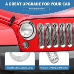 Jeep JK Front Grille Inserts & Headlight Trim Rings