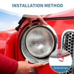 Jeep JK Front Grille Inserts & Headlight Trim Rings