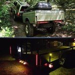 LED Red Trailer Brake Light Bar, 2 Pack