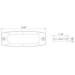3.5" Amber Strobe Light for Trucks & RVs