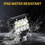 4-Inch LED Hitch Lights with Mounting Brackets