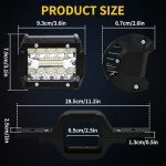 4-Inch LED Hitch Lights with Mounting Brackets