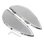 Chrome Motorcycle Footboards for Harley Touring Bikes