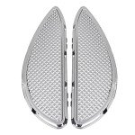 Chrome Motorcycle Footboards for Harley Touring Bikes