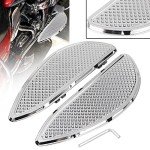 Chrome Motorcycle Footboards for Harley Touring Bikes