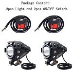 3000LM LED Motorcycle Headlight with Angel Eyes