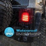 Partsam 2x 16 LED Red/White Tail Light Lamps
