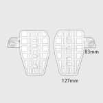 WOOGA Motorcycle Enlarged Footpegs for Honda Rebel