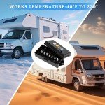 7 Way Trailer Junction Box - Weatherproof & Color Coded