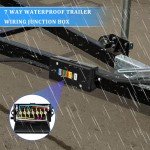 7 Way Trailer Junction Box - Weatherproof & Color Coded