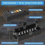 7 Way Trailer Junction Box - Weatherproof & Color Coded