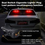 Red 16LED Dash Emergency Strobe Lights for Vehicles