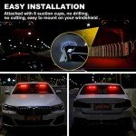 Red 16LED Dash Emergency Strobe Lights for Vehicles