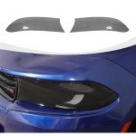 Smoked Headlight Cover for 2015-2024 Dodge Charger