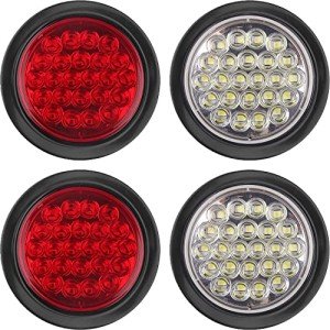 4-Inch LED Trailer Tail Lights - 4-Pack
