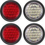 4-Inch LED Trailer Tail Lights - 4-Pack