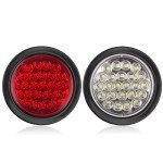 4-Inch LED Trailer Tail Lights - 4-Pack