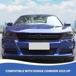 Smoked Headlight Cover for 2015-2024 Dodge Charger