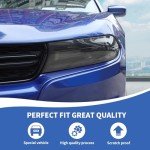 Smoked Headlight Cover for 2015-2024 Dodge Charger