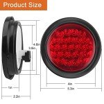 4-Inch LED Trailer Tail Lights - 4-Pack