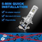 KIMLATAR H7 Super Bright Xenon Fog Light Bulbs