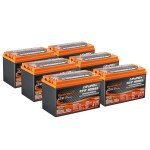 Enjoybot 12V 100Ah LiFePO4 Lithium Battery Pack