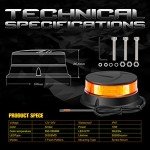 DAYSEN 4.2" Amber Strobe Light for Vehicles