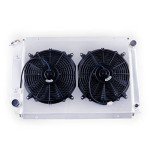 LUXERAD Aluminum Radiator with Fan for Mustangs