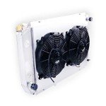 LUXERAD Aluminum Radiator with Fan for Mustangs