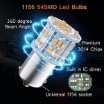 Amber LED 1156 Bulbs for Cars - 4 Pack