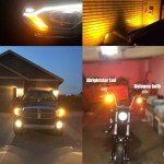 iBrightstar Amber LED Turn Signal Bulbs, 2 Pack